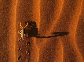 Desert Scorpion Tracks