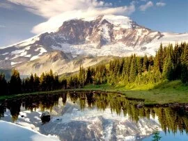 Mystic Tarn, Mount Rainier, Washington - 1600x12.jpg (click to view)