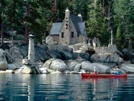 Sight Seeing by Canoe, Lake Tahoe - - .jpg (click to view)