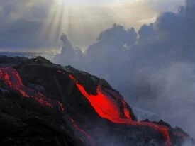 Volcano Lava Stream