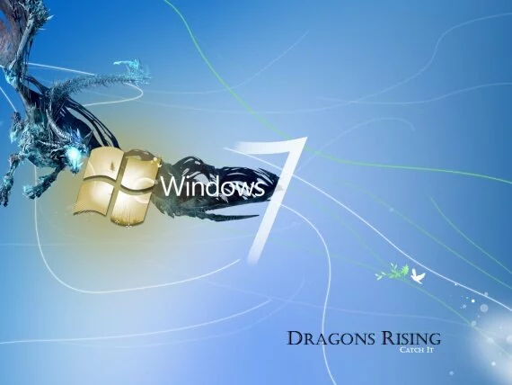 Windows 7 Dragon Wallpaper (click to view)
