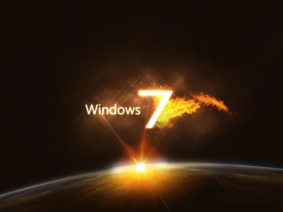 Windows 7 Wallpaper Fire (click to view)