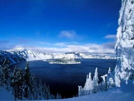 Crater Lake in Winter, Oregon - - ID 3.jpg (click to view)