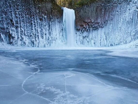 Frozen Waterfall (click to view)