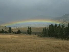 Lamar Valley Sunset Rainbow, Yellowstone Nationa.jpg (click to view)