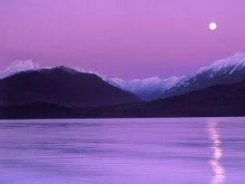 Moonset over Hood Canal, Olympic Mountains, Seab.jpg (click to view)