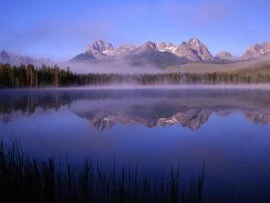 Morning at Little Redfish Lake, Idaho - .jpg (click to view)