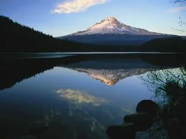 Mount Hood from Trillium Lake, Oregon - .jpg (click to view)
