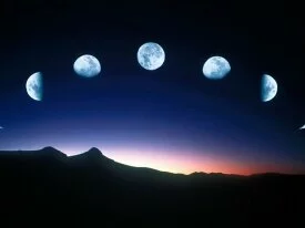 Night Sky Moon Cycle