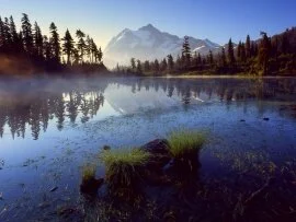 Picture Lake, Mount Shuksan, Washington - 1600x1.jpg (click to view)
