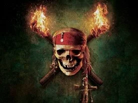 Pirate Skull Flames