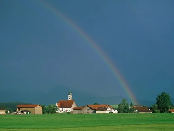 Rainbow over Bavaria, Germany - - ID 3.jpg (click to view)