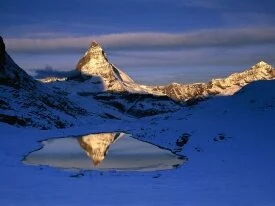 Reflected Matterhorn, Switzerland - - .jpg