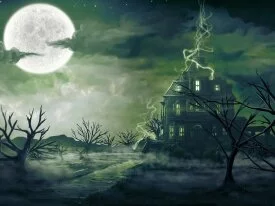Spooky Digital Moonscape