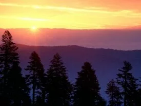 Sunrise at Plaskett Ridge, California - .jpg