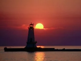 Sunset on the Lighthouse - - ID 9192.jpg