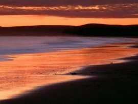 Sunset Over Limantour Beach and Drakes Bay, Mari.jpg (click to view)