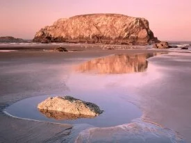 Table Rock and Low Tide Reflections, Oregon Isla.jpg