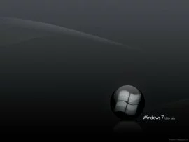 Windows 7 Wallpaper Black (click to view)