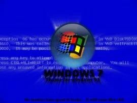 Windows 95 makeover (click to view)