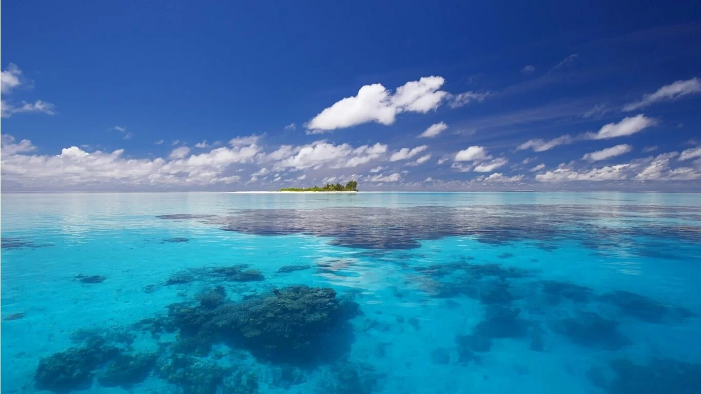 Tropical Maldives Island